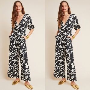Anthropologie Farm Rio Sinead Hearts Jumpsuit